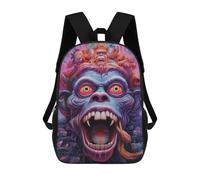 sinyumoney Monkey Portrait -1 Mochila Escolar Impresa En 3D Para Niños Y Niñas, Mochila Escolar, Mochila De Viaje Para Niños 17inch