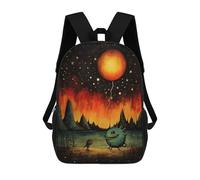 sinyumoney Monster Balloon Mochila Infantil, Mochila Escolar Impresa En 3D, Mochila Para Niños Y Niñas, Mochila Escolar Ajustable Para La Escuela Primaria 17inch