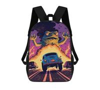 sinyumoney Monster Car Chase Action Adventure Mochila Escolar De Moda, Mochila Para Material Escolar, Mochila Impermeable Informal Para Acampar, Aventuras Al Aire Libre Y Viajes Diarios 17inch