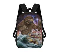 sinyumoney Monster Titan Sloth Kraken Mochila Infantil, Mochila Escolar Para Niños Y Adolescentes, Mochila De Viaje, Mochila Escolar, Mochila Para Libros 17inch