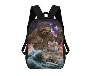 sinyumoney Monster Titan Sloth Kraken Mochila Infantil, Mochila Escolar Para Niños Y Adolescentes, Mochila De Viaje, Mochila Escolar, Mochila Para Libros 17inch