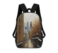 sinyumoney Montreal Charm Canada Mochilas Mochilas Infantiles Mochila Escolar Mochila Escolar Infantil Impresa En 3D Mochilas De Viaje De Moda Para Niños De Primaria Y Secundaria 17inch
