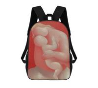 sinyumoney Mother And Child Painting Mochila Infantil Para Niñas Y Niños, Mochila De Día, Escuela Primaria, Perfecta Para La Vuelta Al Cole O Educación Física, Regalos Y Viajes 17inch