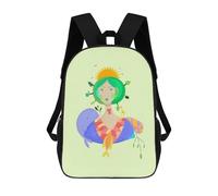 sinyumoney Mother Earth Mochila Escolar Mochila Para Niñas Y Niños Mochilas De Gran Capacidad Mochilas Ligeras Para Niños Y Estudiantes 17inch