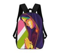 sinyumoney Mother Maria Artwork Mochila, Mochila Infantil, Mochila Escolar Para Estudiantes, Mochila Para Libros, Mochila Escolar Impresa En 3D Para Niños Y Niñas 17inch