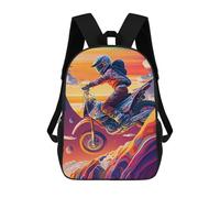 sinyumoney Motocross Colorful Mochila Escolar Mochila Informal Para El Día A Día Mochila Escolar Para El Trabajo Bolsa De Viaje Para Acampar Aventuras Al Aire Libre Y Viajes Diarios 17inch