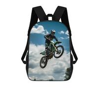 sinyumoney Motocross Jump Mochila Escolar Impermeable Para Ordenador Portátil Para Adolescentes, Chicas, Chicos, Mujeres Y Hombres 17inch