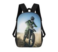 sinyumoney Motocross Racer Mochila Escolar Ligera Para El Colegio, Mochila Escolar De Día, Mochila Para Libros Para La Universidad Para Niñas, Adolescentes 17inch