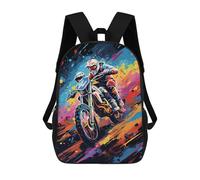 sinyumoney Motocross Racing Action Mochila Escolar Ligera Mochila Escolar De Día Mochila Para Libros Para La Universidad Para Acampar Aventuras Al Aire Libre Y Viajes Diarios 17inch