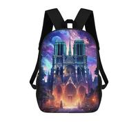sinyumoney Moulin Rouge Paris - Mochila escolar grande resistente al agua para laptop, para adolescentes, niñas, niños, mujeres y hombres, Catedral de Notre Dame París, 17"