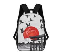 sinyumoney Mount Fuji Mochila Con Bolsillo Mochilas Impresas En 3D, Mochilas De Viaje, Mochilas Para Libros, Mochila Escolar Para Niños 17inch