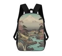 sinyumoney Mount Fuji Mochila Escolar Mochila Para Niños Impresa En 3D Mochilas Infantiles Para Niños Y Niñas Mochilas Escolares Mochilas De Viaje Para Niños 17inch