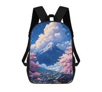 sinyumoney Mount Fuji Spring Landscape Mochila Escolar Infantil, Mochilas Impresas En 3D, Mochilas Escolares De Moda Para Niños De Primaria Y Secundaria 17inch