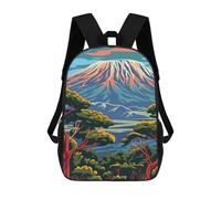 sinyumoney Mount Kilimanjaro Landscape Mochila Infantil Para Niñas, Mochila Escolar 3D, Mochila Para Niños Pequeños, Mochila Informal De Día, Mochila Escolar De Moda 17inch