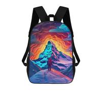 sinyumoney Mountain Adventure Explore Nature's Beauty Mochila Escolar Grande Para Niños, Niñas, Adolescentes, Hombres Y Mujeres 17inch