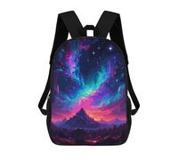 sinyumoney Mountain And The Sky Mochila Escolar Para Niños, Mochila Escolar Impresa En 3D Para Estudiantes De Primaria Y Secundaria 17inch