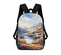 sinyumoney Mountain Autumn Glory Mochila Escolar Resistente Al Agua Para Computadora, Ideal Para Campus, Actividades Al Aire Libre, Viajes Y Deportes 17inch