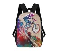 sinyumoney Mountain Biker Sport Mochilas Escolares Mochila Escolar Ligera Mochila De Día Mochila Para Libros Para La Universidad Para Hombres/mujeres 17inch