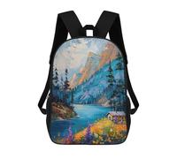sinyumoney Mountain Bright Landscape Mochilas Escolares Mochilas Escolares De Secundaria Mochila Informal Para El Campus Viajes Al Aire Libre Deportes 17inch