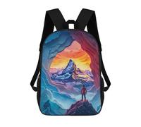 sinyumoney Mountain Majesty from Within Mochila Escolar Para Institutos De Secundaria Mochila Informal - Perfecta Para Viajes, Trabajo Y Uso Diario 17inch