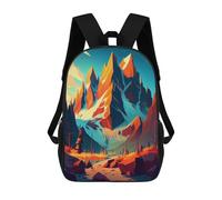 sinyumoney Mountain Majesty in Autumn Tones Mochilas Para Niños Y Estudiantes, Mochilas Escolares Impresas En 3D, Mochilas Para Estudiantes De Primaria Y Secundaria Para Niños Y Niñas 17inch