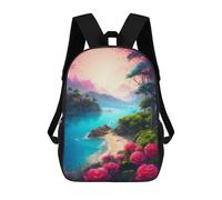 sinyumoney Mountain Majesty Mochila Escolar Secundaria Informal Para Viajes - Perfecta Para Viajes, Trabajo Y Uso Diario 17inch