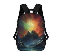 sinyumoney Mountain Majesty Sunset Mochila Escolar, Mochila De Viaje Para La Universidad, Mochilas Para Niñas Y Adolescentes 17inch