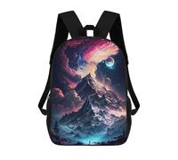 Sinyumoney Mountain Nebula Galaxy Mochila Escolar Impermeable Mochila De Viaje Para Ordenador Portátil Para Chicas, Niños Y Adolescentes, Mountain Nebula Galaxy, 17"