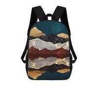 sinyumoney Mountain Peak Reflection Mochila Escolar, Secundaria, Preparatoria, Universidad, Mochila De Viaje Para El Campus, Viajes Al Aire Libre, Deportes 17inch