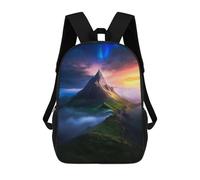 sinyumoney Mountain Peak Sunset Mochilas Para Niños Mochila Escolar Mochila Escolar Impresa En 3D Mochilas Escolares De Moda Para Niños De Primaria Y Secundaria 17inch