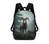 sinyumoney Mountain Ram Foggy Forest Mochila Escolar Para Computadora Para La Escuela/trabajo/viajes Para Niñas, Adolescentes 17inch