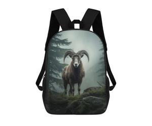 sinyumoney Mountain Ram Foggy Forest Mochila Escolar Para Computadora Para La Escuela/trabajo/viajes Para Niñas, Adolescentes 17inch