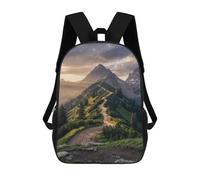 sinyumoney Mountain Road at Sunset Mochila Impermeable Para Ordenador Portátil Para Campus, Actividades Al Aire Libre, Viajes Y Deportes 17inch