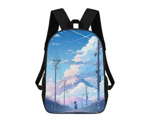 sinyumoney Mountain Road Mochila Escolar Resistente Al Agua, Mochila Escolar De Negocios Para Niños/niñas/adolescentes 17inch