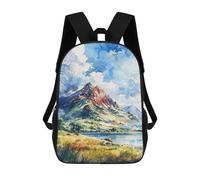 sinyumoney Mountain Serenity Mochila De Moda Para Papelería, Impermeable, Informal, Para Hombres, Mujeres Y Adolescentes 17inch