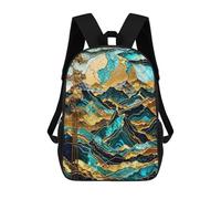 sinyumoney Mountain Sunset Harmony Mochila Escolar Mochilas Escolares Para Niñas Y Niños Mochila Con Bolsillo Mochila Escolar De Moda Para Niños 17inch