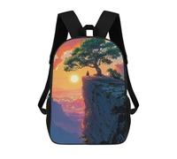 sinyumoney Mountain Top Serenity Mochila Escolar Resistente Al Agua, Mochila De Viaje, Bolsa Para Computadora - Perfecta Para Viajes, Trabajo Y Uso Diario 17inch