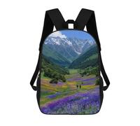sinyumoney Mountain Valley Hiking Adventure Mochila Escolar Infantil De 17 Pulgadas Con Estampado 3D De Películas De Anime Para Niños, Mochila De Viaje, Mochila Escolar Infantil