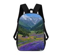 sinyumoney Mountain Valley Hiking Adventure Mochilas Infantiles Impresas En 3D De 17 Pulgadas. Mochila Escolar Informal Impresa En 3D Para Niños De Primaria Y Secundaria.