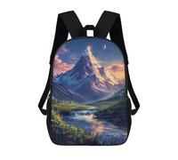 sinyumoney Mountains And River Mochilas Para Niños Mochila Escolar Mochila Escolar Impresa En 3D Mochilas Escolares De Moda Para Niños De Primaria Y Secundaria 17inch
