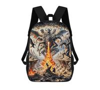 sinyumoney Multi-Headed Dragon Battle Mochila Para Niños, Adolescentes Y Estudiantes, Mochilas Para Niñas, Mochilas Para Niños Pequeños, Primaria Y Secundaria 17inch