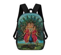 sinyumoney Murugan by Raja Ravi Varma Mochila Ligera Informal Para El Día A Día, Mochila Escolar Para El Campus, Actividades Al Aire Libre, Viajes Y Deportes 17inch