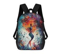 sinyumoney Music Soul Harmony Mochilas Infantiles Escolares Impresas En 3D, Mochilas Para Niños, Mochilas De Viaje Para Niños Y Niñas, Mochilas Escolares Para Niños 17inch