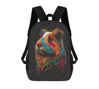 sinyumoney My Guinea Pig Mochila Escolar Para Niñas Y Niños, Mochilas De Gran Capacidad, Mochilas Ligeras Para Niños Y Estudiantes 17inch