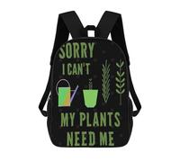sinyumoney My Plants Need Me Garden Mochilas Escolares Y De Negocios, Bolso Resistente Para Portátil Para Hombres/mujeres 17inch