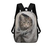 sinyumoney Mysterious Kitten Mochila, Mochila Infantil, Mochila Escolar Para Estudiantes, Mochila Para Libros, Mochila Escolar Impresa En 3D Para Niños Y Niñas 17inch