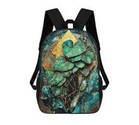 sinyumoney Mystic Bloom of The Golden Depths Mochila Escolar Infantil Impresa En 3D Para Niños, Mochila De Viaje De Alta Capacidad, Bolsas Para Libros, Mochila Escolar Infantil 17inch