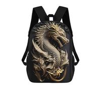 sinyumoney Mystic Dragon Art Deco Mochilas Para Niños 17inch Mochila Escolar Mochila Escolar Impresa En 3D Para Niños De Primaria Y Secundaria