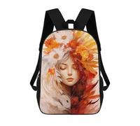 sinyumoney Mystic Feathered Beauty Mochila Escolar Infantil Impresa En 3D Para Niños, Mochilas De Viaje, Bolsas Para Libros Para Niños Estudiantes De Primaria 17inch