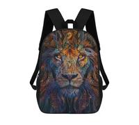 sinyumoney Mystical Abstract Lion Mochila Escolar, Mochila Infantil Para Niños Y Adolescentes, Regalos, Mochilas De Día Con Impresión 3D, Mochila Escolar, Mochila Para Libros 17inch